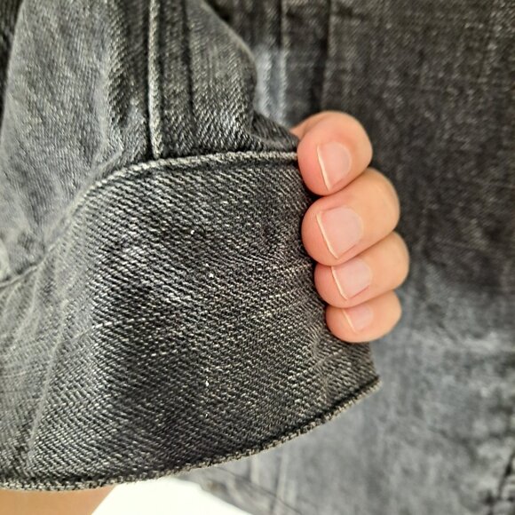Taylor Stitch Dispatch Jacket Organic Cotton Black Denim  40 M Fits L+ - Picture 9 of 16
